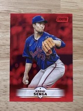 2025 Topps Stadium Club - Kodai Senga #144 Red Parallel - METS