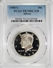 1998-S Silver Proof Kennedy Half Dollar PCGS PR70 DCAM #GA6-08