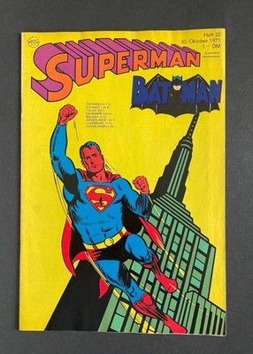 Superman Nr. 22  1971 / Ehapa / ikonisches Cover / 1. Legion / Z 1+   ***TOP***