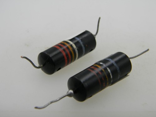 Pair Sprague PIO Bumblebee Capacitors .022uF 600V 10% Tested Serious Tube A565 - Picture 1 of 2