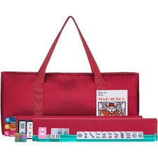 American Mahjong Set 166 Tiles 4 Combo Racks Soft Bag