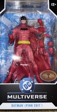 Mcfarlane DC Multiverse RED PLATINUM CHASE pink suit BATMAN
