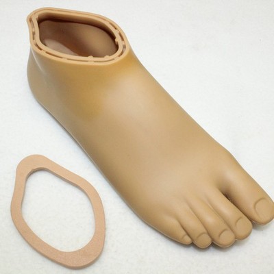 EXCELLENT Ottobock Taleo LP Prosthetic Foot Shell RIGHT Beige w/ Cap ~ Sz 22