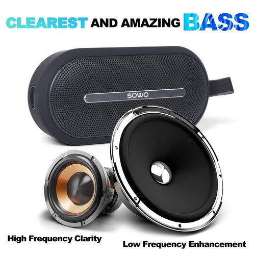 Portable Bluetooth Speaker with Powerful Bass - Wireless Speaker with Partybo... - Picture 2 of 9