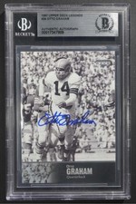 1997 Upper Deck OTTO GRAHAM Auto signed LEGENDS HOF BGS Authentic 