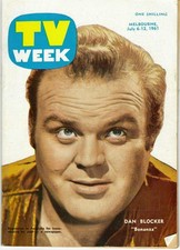 TV WEEK (Victoria) July 6 1961 DAN BLOCKER