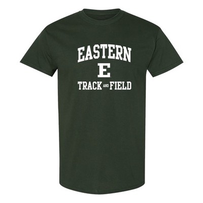 Eastern Michigan Arch Logo Track & Field T-Shirt - Forest