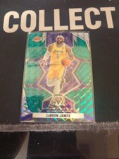 2021-22 Panini Mosaic - LeBron James #146 Green Mosaic Prizm Lakers