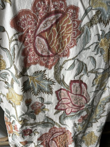 Pottery Barn CYNTHIA PALAMPORE Blumen Vorhänge Vorhänge Gefüttert 2 Paneele 50x96 Lesen