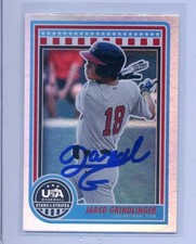 Jared Grindlinger 2025 Stars & Stripes On CARD Auto Autograph