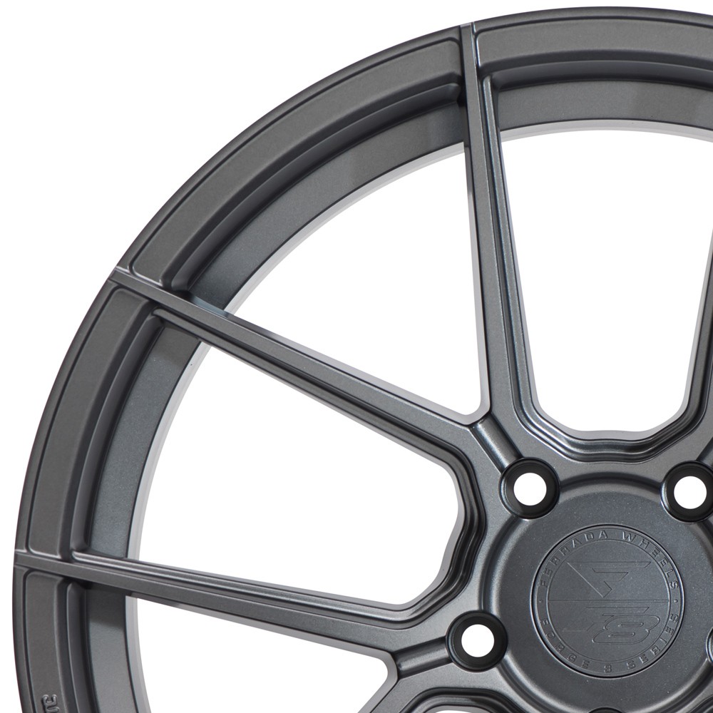 20" FERRADA F8-FR8 GRAPHITE CONCAVE WHEELS RIMS FITS MASERATI QUATTROPORTE