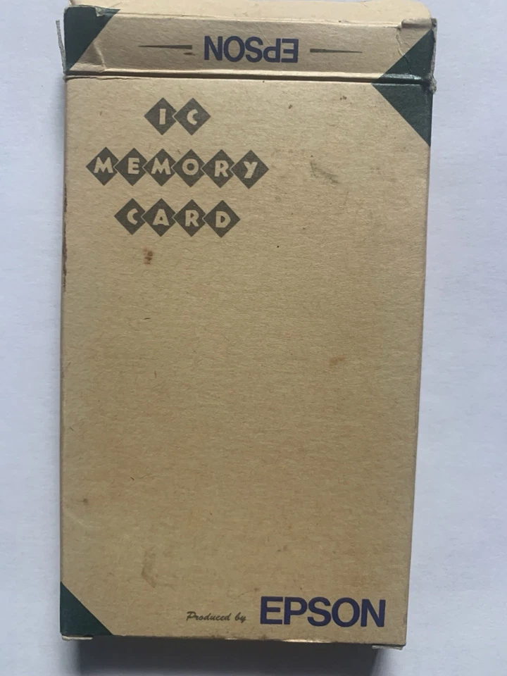 TARJETA DE MEMORIA SEIKO EPSON IC SRAM 2MB 2BYTES MEMORIA DE ATRIBUTO CON SUBBATERÍA Foto 4 de 4