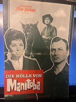 Illustrierter Film Bühne -  Lex Barker S7130 - Die Hölle von Manitoba - ungeloch