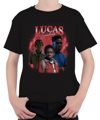 Lucas Sinclair Stranger Fan Geschenk Vintage 80er Retro 90er Bootleg Unisex Kind