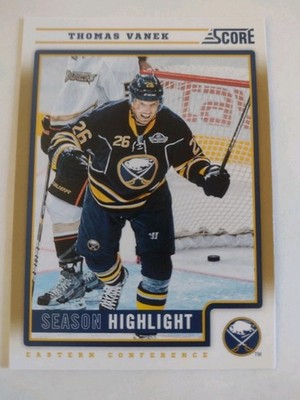 2012-13 Score Gold Rush Season Highlights #2 Thomas Vanek