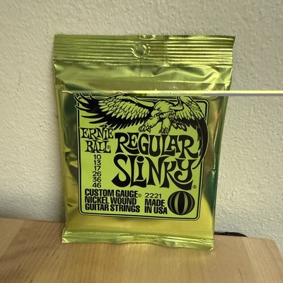 Ernie Ball 2221 Regular Slinky Nickel Electric Guitar Strings 10 -46