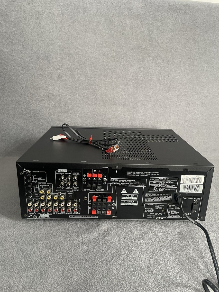 Pioneer VSX D458 5.1 Channel 500 Watt Receiver for sale online | eBay