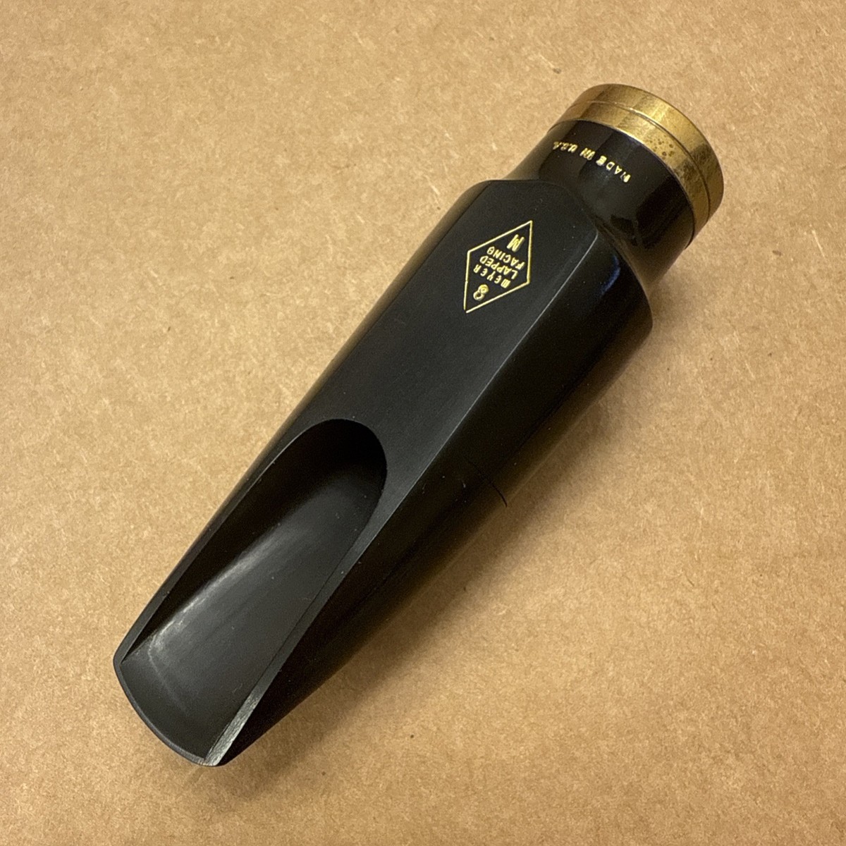 Meyer Bros. New York Connoisseur 8M Eb Alto Saxophone Mouthpiece