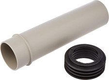 – Downpipe Extension  with Sealant Sleeve: D45 Mm Granite Grey (152.434.06.1)