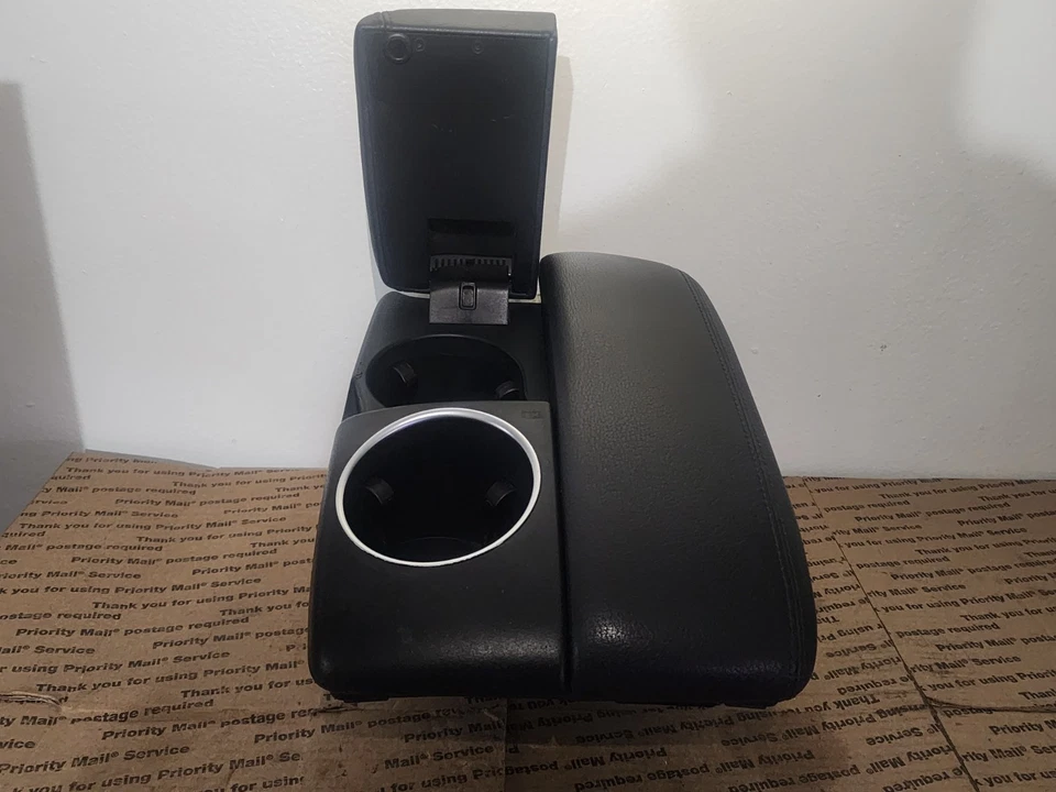 2007-2015 Audi Q7 Center Console Armrest Cup Holder Assembly Black OEM 4L0864207 - Image 2 of 4