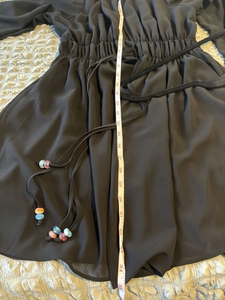 No Boundaries women’s long blouse,Dress, Bikini Size L/Xl , Black - Image 4 of 4