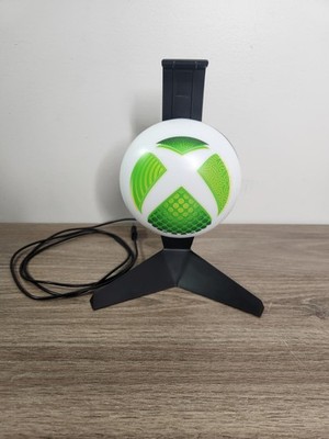 XBOX Head Light-Light Up Headphone Stand Green and Black Microsoft Head Stand 