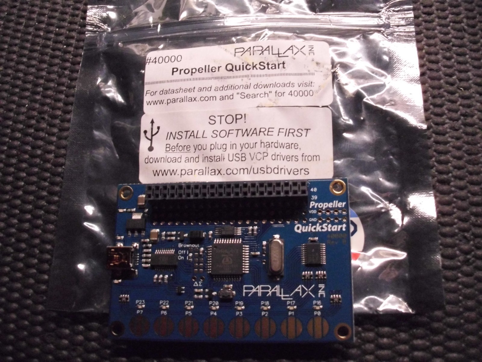 KIT PARALLAX PROPELLER with ActivityBot Robot kit, Professional Board