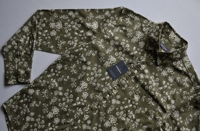 DRESSMANN Slim Fit Printed Poplin Men's Shirt Herren Hemd Gr. M Cotton/Elastane
