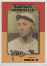 1980-84 SSPC Baseball Immortals 1st Printing Chick Hafey #121 HOF 1a7j