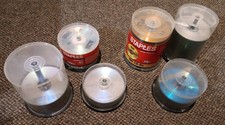 Bulk 315 CD-R  DVD R Mixed Lot 80 Min 700 MB HP Memorex Staples Open Blank