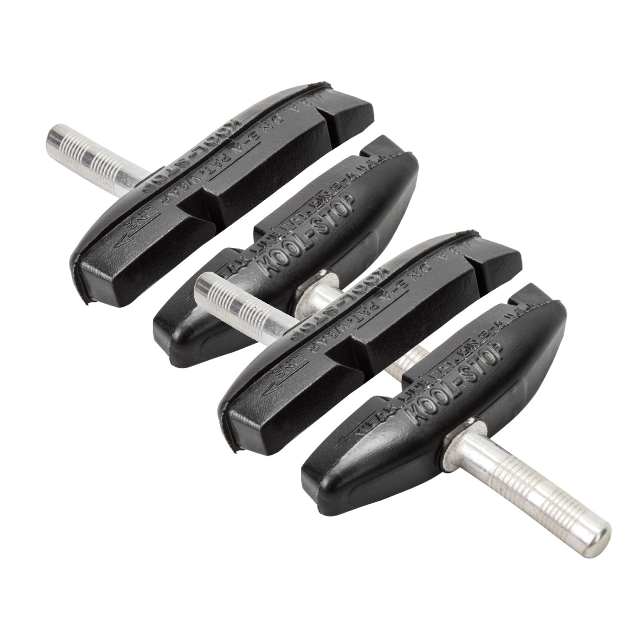 2 Упаковки Консольных тормозных колодок Kool-Stop Eagle Claw II с гладкой стойкой из черного компаунда 4490₽