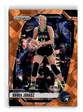 Dorka Juhasz 2024 Panini Prizm WNBA Ice Orange Prizms #123