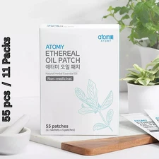 Atomy Ethereal Patch Pain Relief | 55 Pcs Natural Herbal Back & Joint Patches