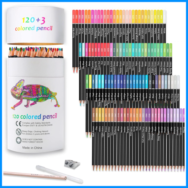 Buntstifte Set 120 Farben Weicher Kern KüNstler Zeichnen Skizzieren Mischen-image