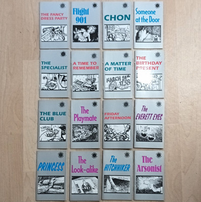 Rare Set Of Matchbook Five Minute Thrillers 16 Book Set Like New