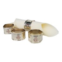 Servietten-Ringe Esstisch Aus Messing 2,5 Cm Sea-Club