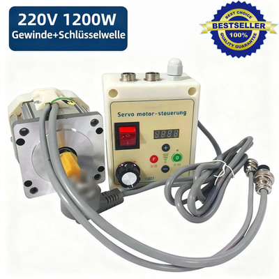 Brushless AC Servo Motor 1200W/220V Drehzahleinstellung Bandschleifer 3500U/min