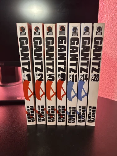 Gantz manga English (vol. 1 , 2 , 5 , 9 , 11 , 14 , 28) RARE