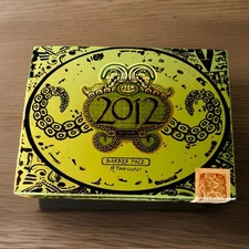 2012 By Oscar Valladares Barber Pole Toro Empty Wooden Cigar Box Made In Hondura