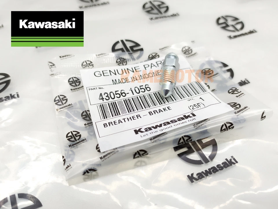KAWASAKI KX85 250 KDX 200 ZX 6 14 NINJA VERSYS KLE BREATHER BRAKE SCREW GENUINE - Image 4 of 4