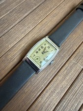 Orologio Adora Vintage Art Déco 1940, Patina Onesta, Acciaio Inox, Carica Manuale