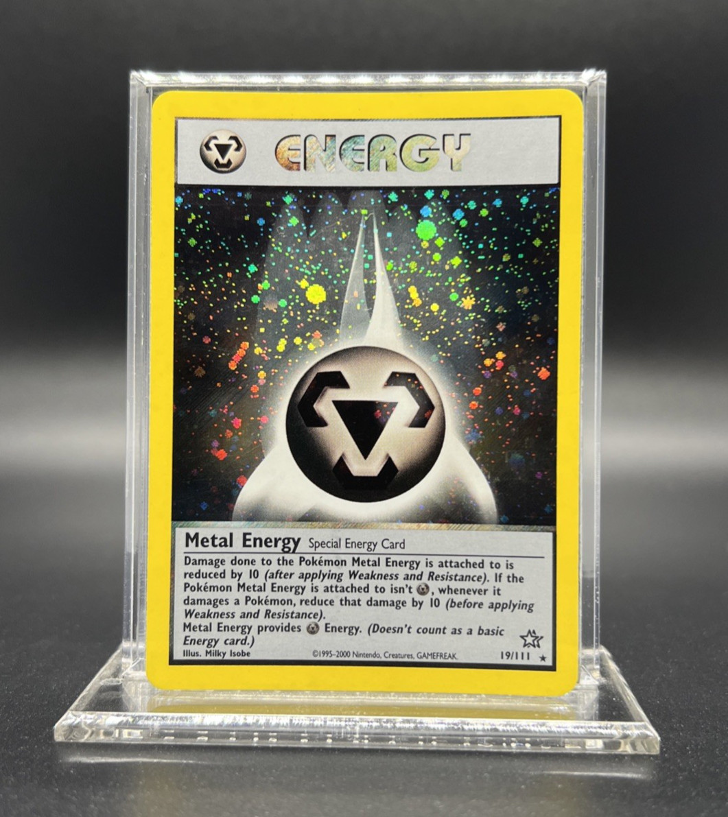 Pokemon Metal Energy 19/111 Neo Genesis Holo - NEAR MINT