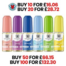 Vape Heaven BAR JUICE 5000 Nic Salt 10ml E Liquid Vape Juice 10mg/20mg Nic Shot