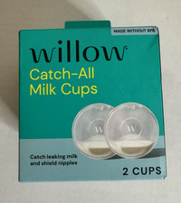 Willow Catch-All Milk Cups 2 Cups Clear Made Without BPA MPN 120-00050-G