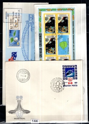/// GRENADA, HUNGARY, SAMOA 1976 - 3 FDC - SPACE