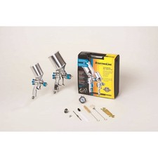 Devilbiss Startingline Hvlp Gravity Spray Gun Kit 802342 New Devilbiss Startingline Hvlp Gravity Spray Gun Kit 802342 New