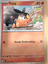 Tepig - 029/217 (Cosmos Holo) 029/217 Carte e Prodotti Vari Pokemon