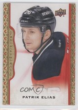 2014-15 Upper Deck Masterpieces Red Framed 66/100 Patrik Elias #54 0y3