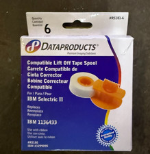 Dataproducts R51816 Compatible Low-Tack Lift-Off Tape - Clear (6/Box) New