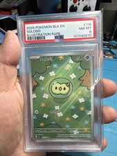 Pokemon TCG Solosis Illustration Rare Black Bolt Holo Card 118/086 PSA 8
